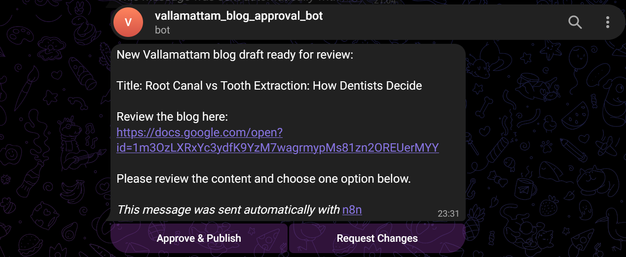 Human Review Before Publishing